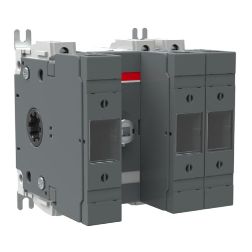 ABB, OS63GB12, Switch Fuse, BS-Type A2-A3, Base Mounting, 3 Pole 63 Amp AC20-23A, Mechanism Between Poles