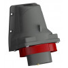 ABB, 2CMA101206R1000, 432EBS6W, 32 Amps, 3P+N+E, 400V AC, IP67, Red, Surface Mounted Angled Inlet,