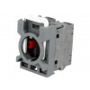 ABB, MCBH-02, 1SFA611605R1120, 3 Module, Auxiliary Contact Block Holder, Fitted With, 2 x N/C, 8 Amp, Auxiliary Contact Block.