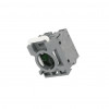 ABB, MCBH-20, 1SFA611605H1102, 3 Module, Auxiliary Contact Block Holder, Fitted With, 2 x N/O, 8 Amp, Auxiliary Contact Blocks.
