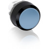 ABB, MP1-10L, 1SFA611100R1004, Blue, Flush Pushbutton, Momentary Action, Black Plastic Bezel.