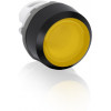 ABB, MP1-11Y, 1SFA611100H1103, Yellow, Illuminated, Flush Pushbutton, Momentary Action, Black Plastic Bezel.