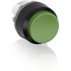 ABB, MP3-10G, 1SFA611102R1002, Green, Extended Pushbutton, Momentary Action, Black Plastic Bezel.