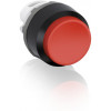 ABB, MP3-10R, 1SFA611102H1001, Red, Extended Pushbutton, Momentary Action, Black Plastic Bezel.