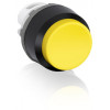 ABB, MP3-10Y, 1SFA611102R1003, Yellow, Extended Pushbutton, Momentary Action, Black Plastic Bezel.