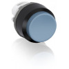 ABB, MP4-10L, 1SFA611103R1004, Blue, Extended Pushbutton, Maintained Action, Black Plastic Bezel.