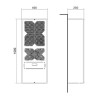 nVent Hoffman, NXT20H0E1U00000, Vertical Mount Indoor Air Conditioner, 3 Phase 400V AC, 2000 Watts, IP55, RAL7035